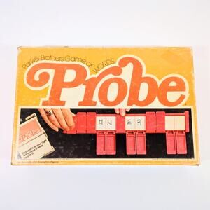 Probe Parker Brothers Game of Words Board Game Ages 8+ 1976 VTG Near Complete